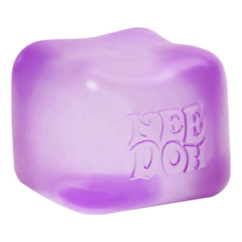 NeeDoh Nice Cube | Oryginalne Gniotki Kostki Lodu – Fioletowy