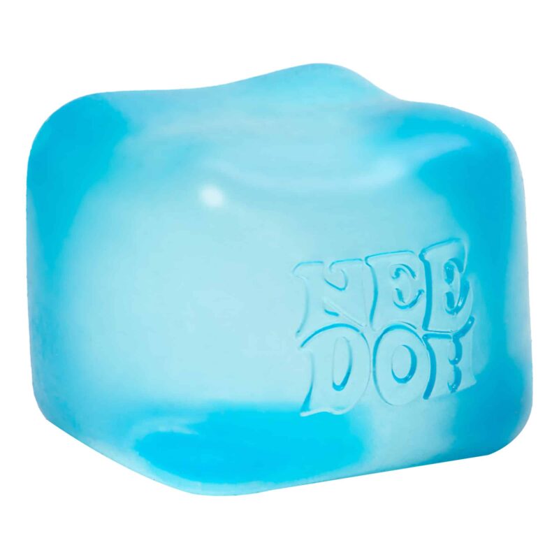 NeeDoh Nice Cube | Oryginalne Gniotki Kostki Lodu – Niebieski