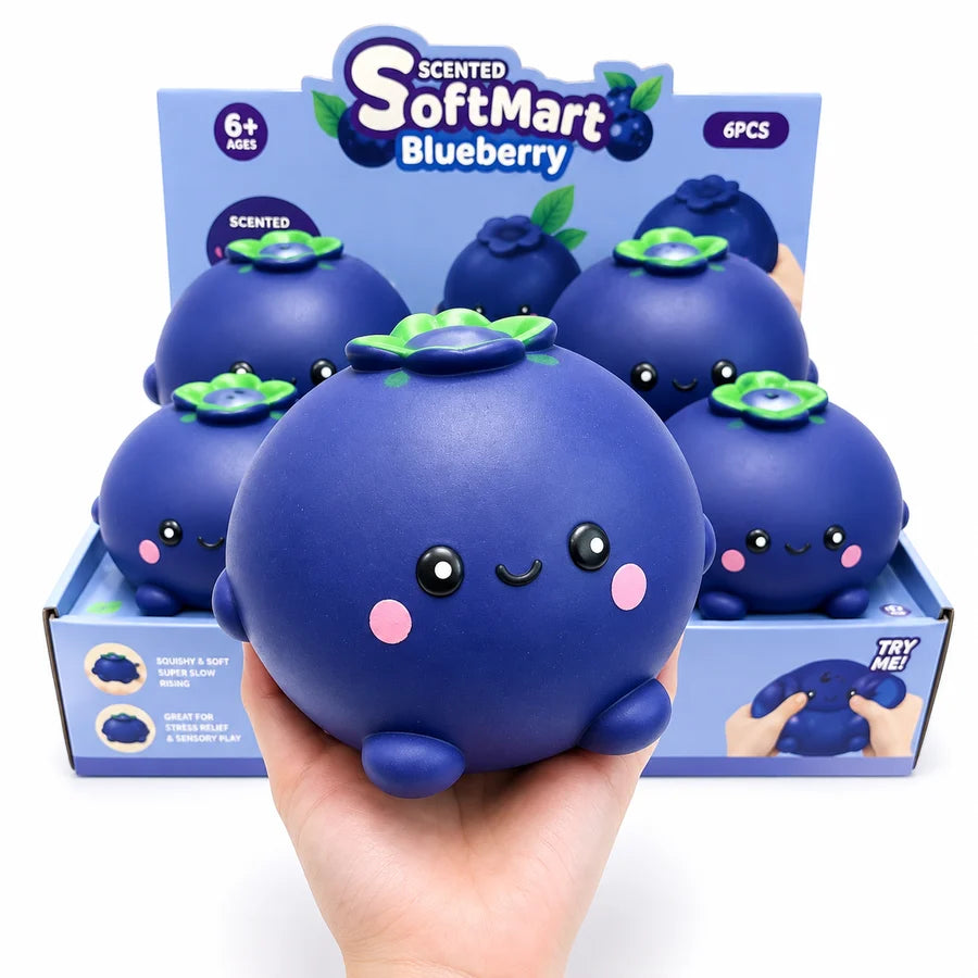 Scented Squishy Blueberry – pachnąca borówka XXL