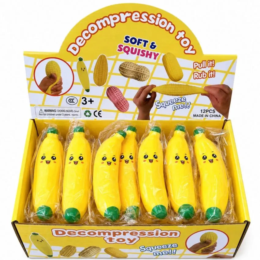 Banana Squishy miękki gniotek slow rising