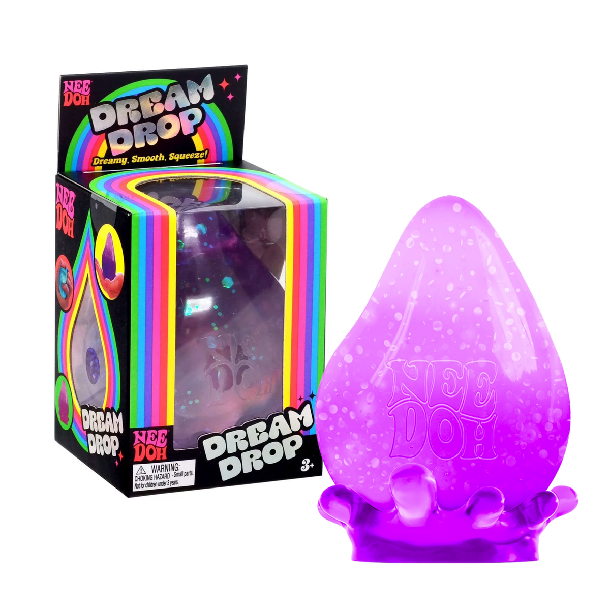 Oryginalne NeeDoh Dream Drop - krople wody – Różowy